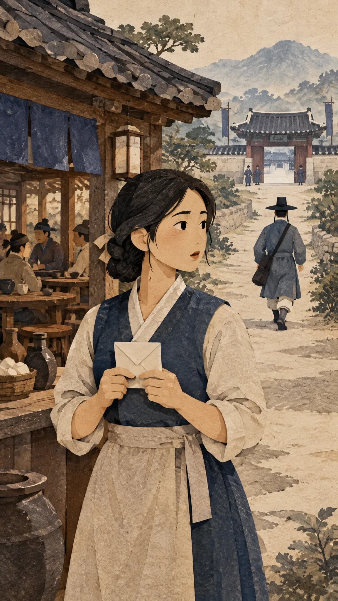 장사가 잘되자 가게를 넘겨 달라 합니다 — 컨셉 시안 그림