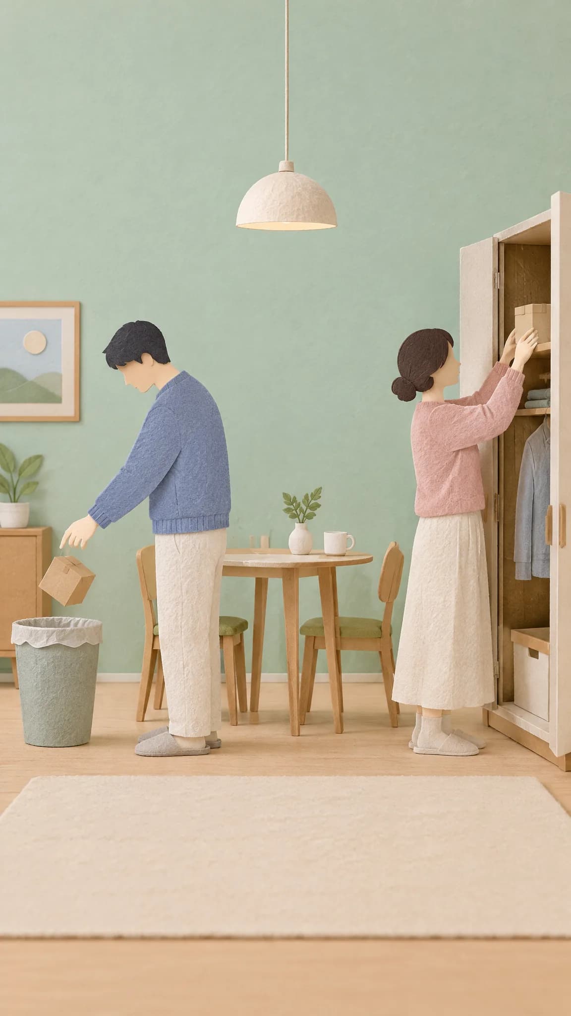 “이 일은 다시 꺼내지 말자” — 끝난 게 아니었어? — 컨셉 시안 그림