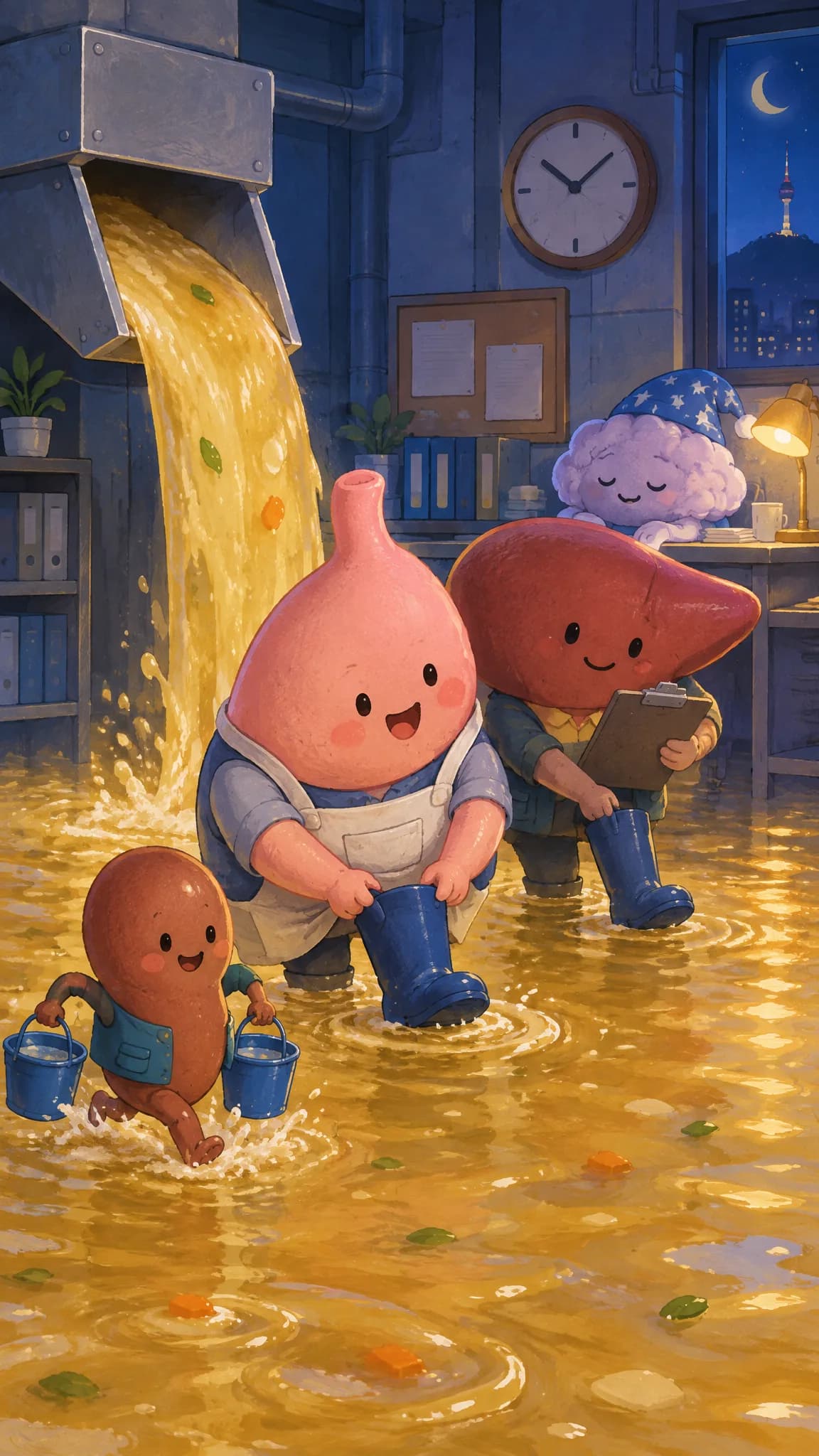 국물까지 다 들어왔습니다 — 컨셉 시안 그림