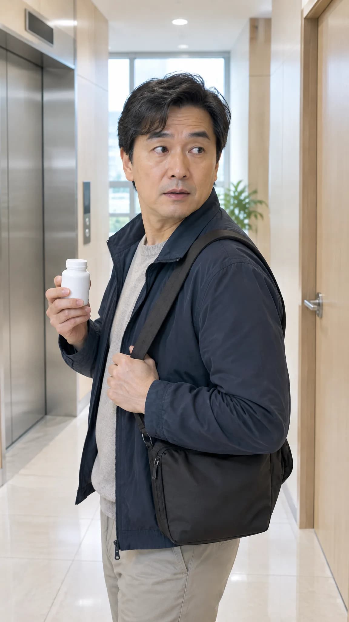 먹는 영양제까지 말해야 하나요 — 컨셉 시안 그림